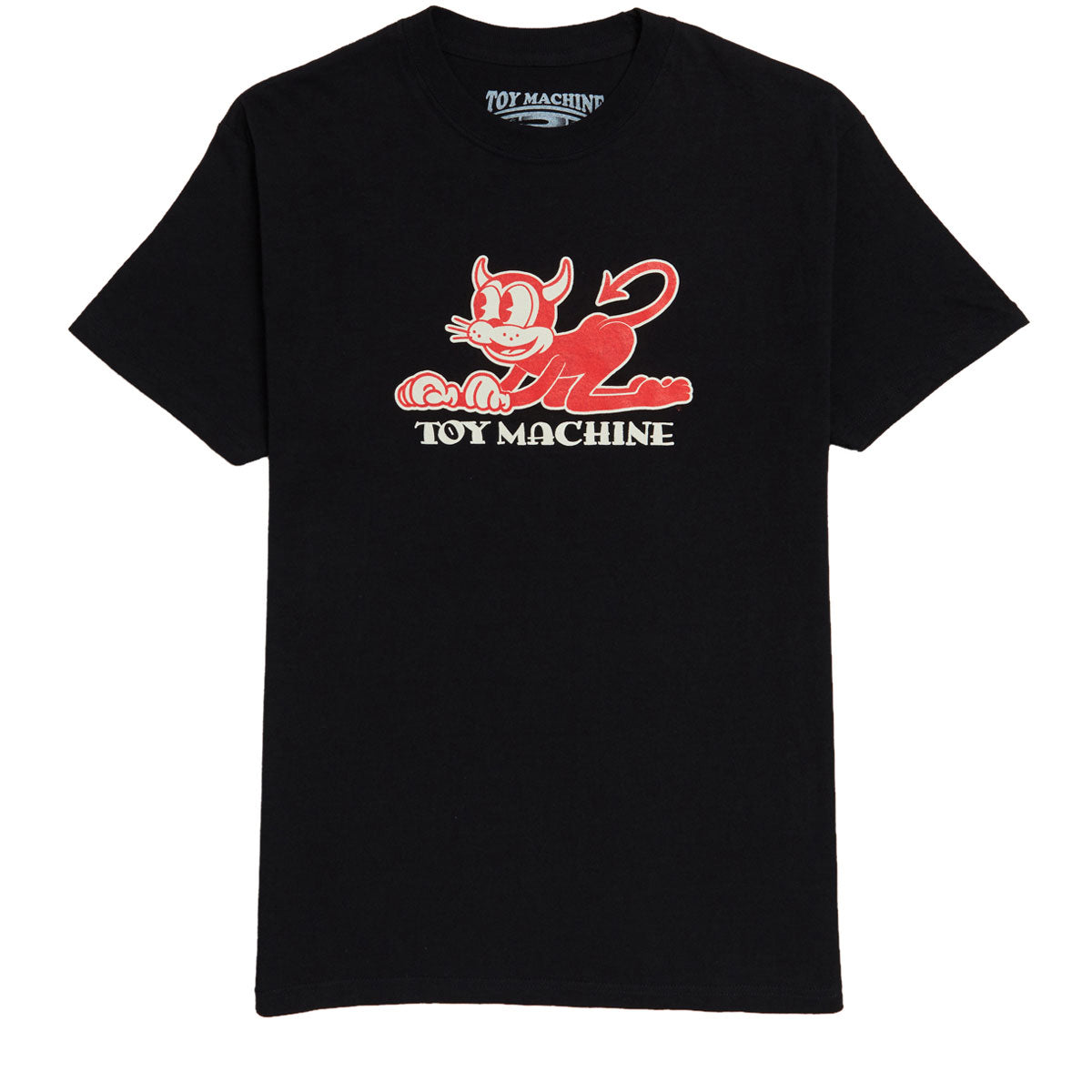 Toy Machine Retro Cat T-Shirt - Black image 1