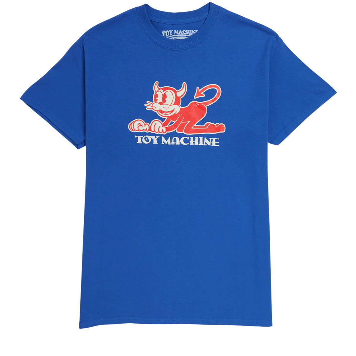 Toy Machine Retro Cat T-Shirt - Royal image 1