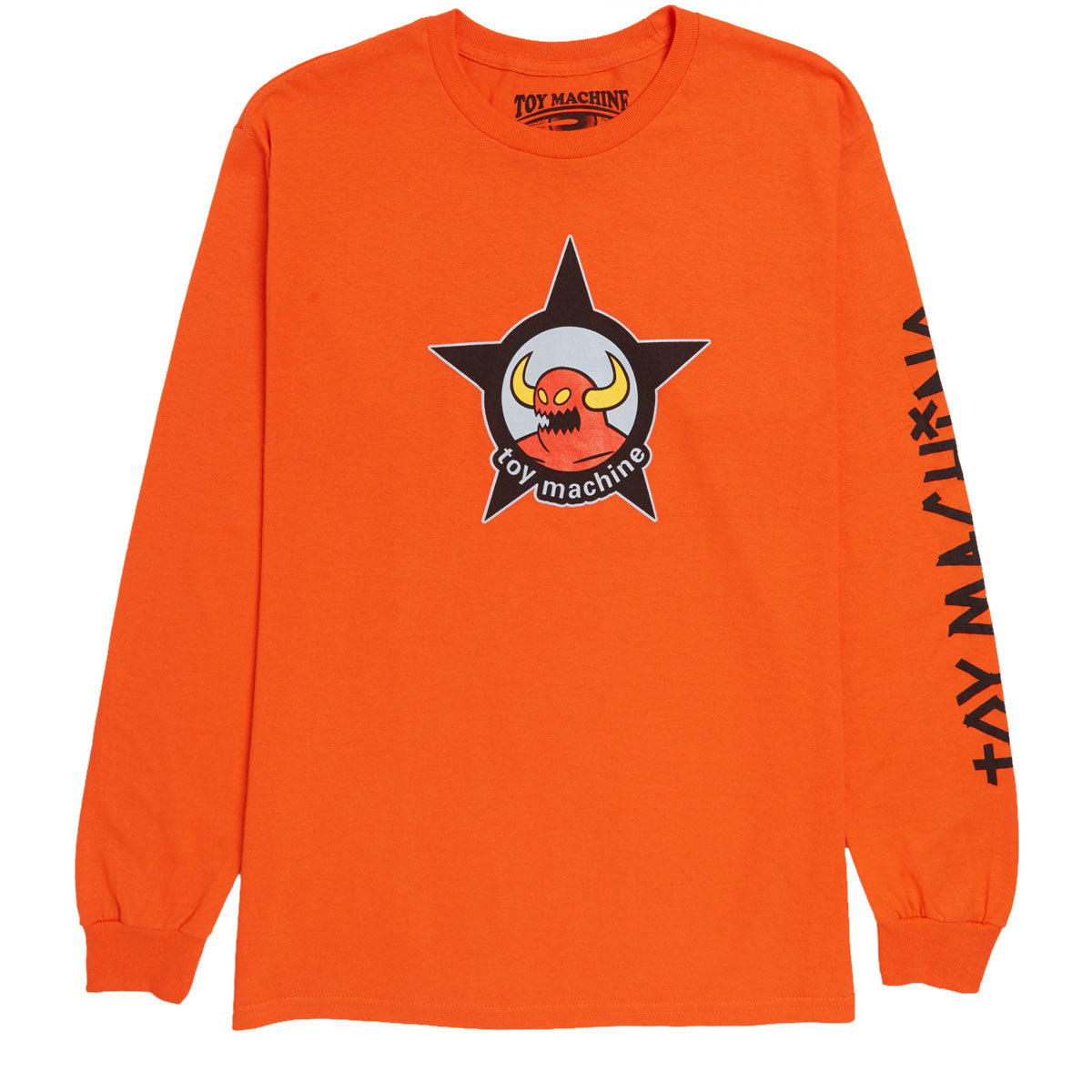 Toy Machine Mon-star Long Sleeve T-Shirt - Orange image 1