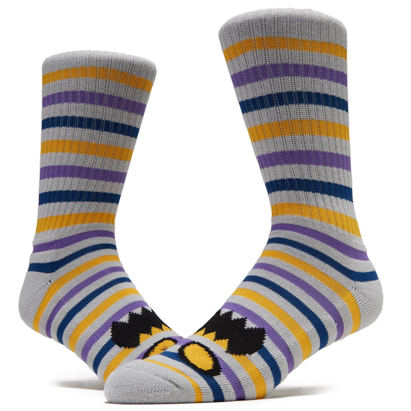Toy Machine Monster Mini Stripes Socks - Grey