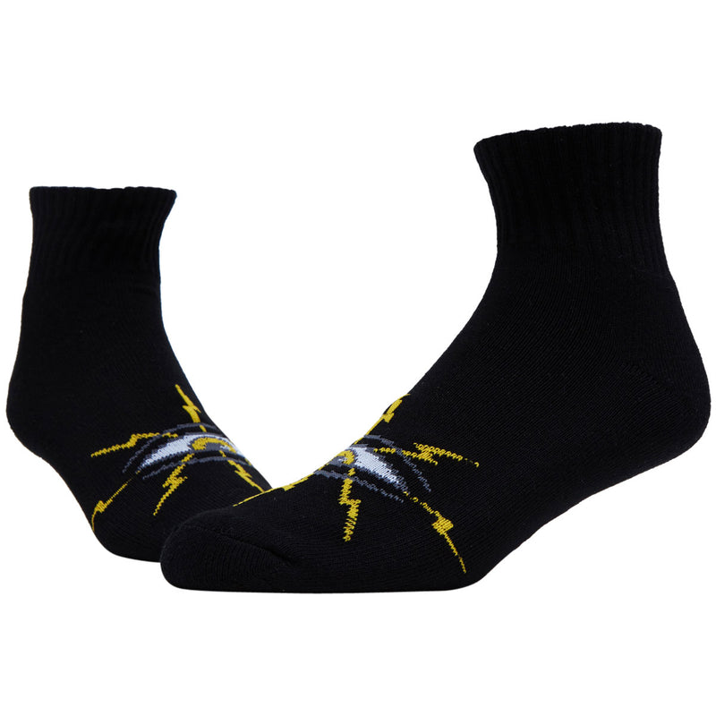 Toy Machine Sect Bolt Short Socks - Black