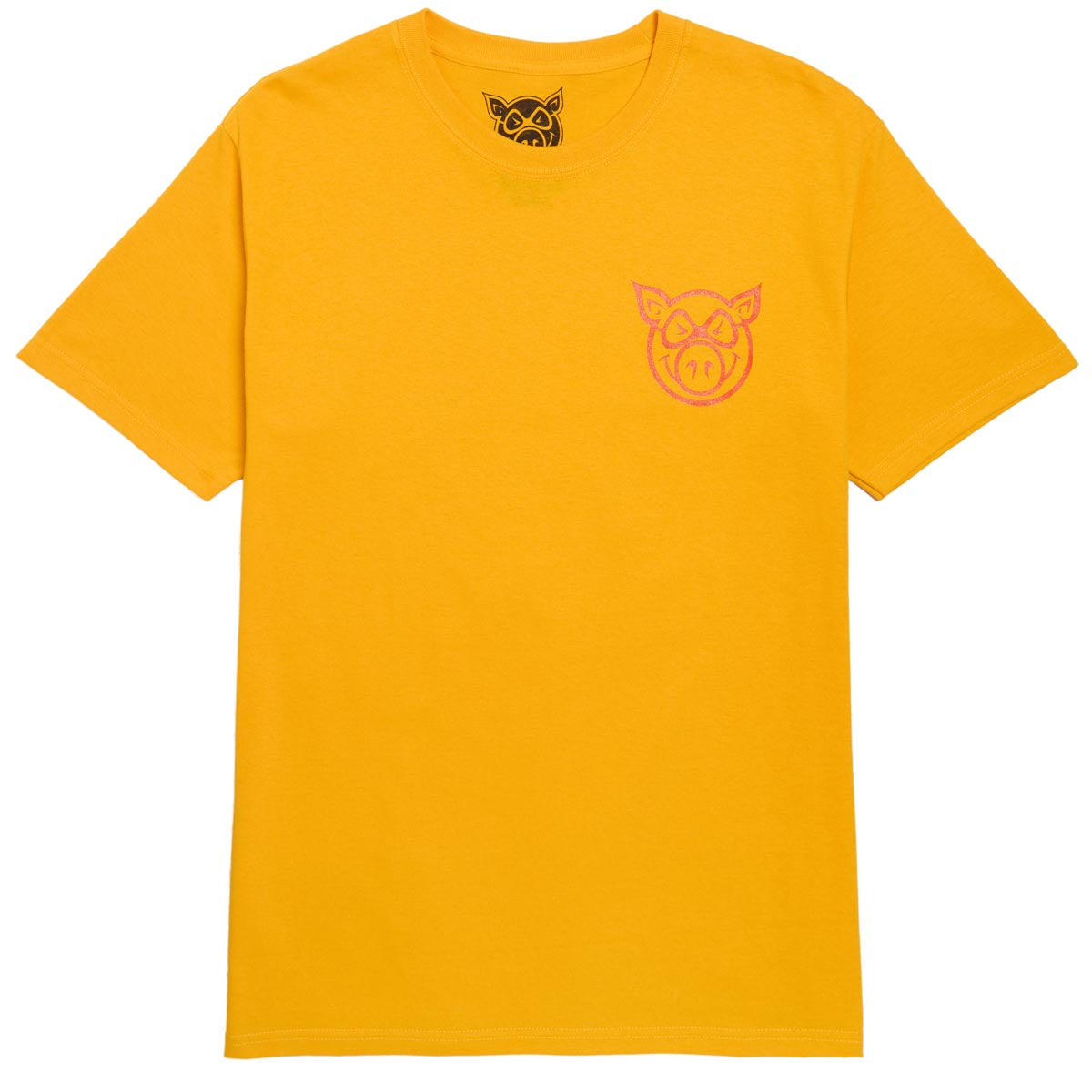 Pig Head T-Shirt - Yellow image 1