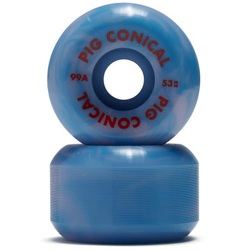 Pig Conical Swirl 95a Skateboard Wheels - 53mm