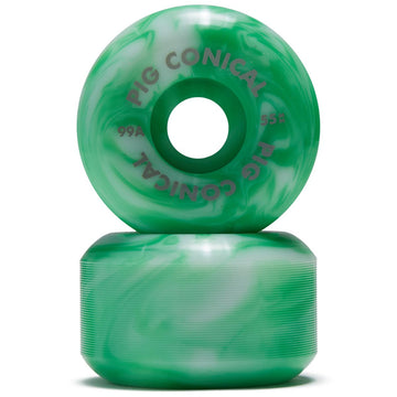 Pig Conical Swirl 95a Skateboard Wheels - 55mm