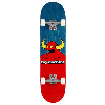 Toy Machine Monster Pre-Built Skateboard Complete - Assorted Stains - 7.75