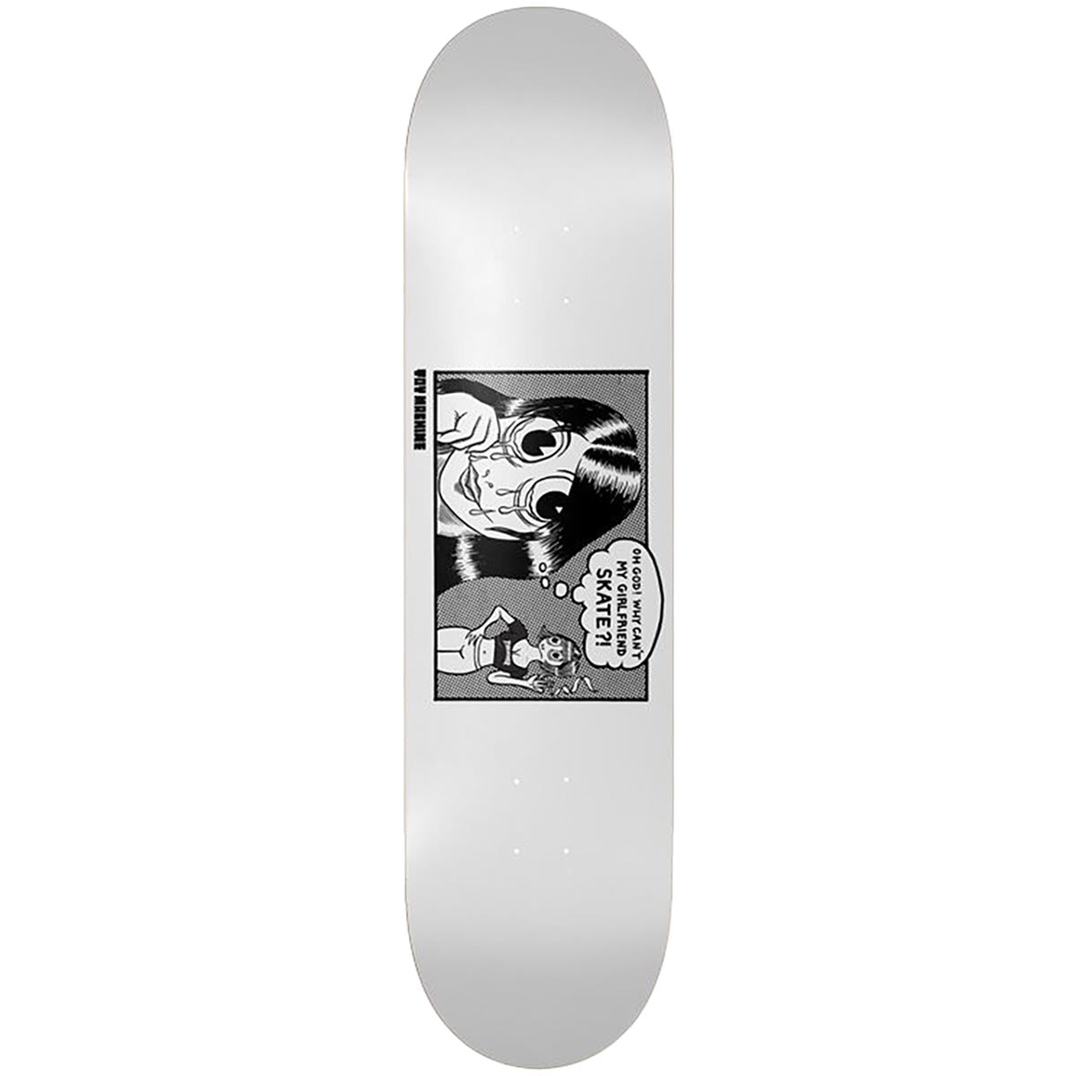 Toy Machine x Thrasher Girlfriend Skateboard Deck - 8.25