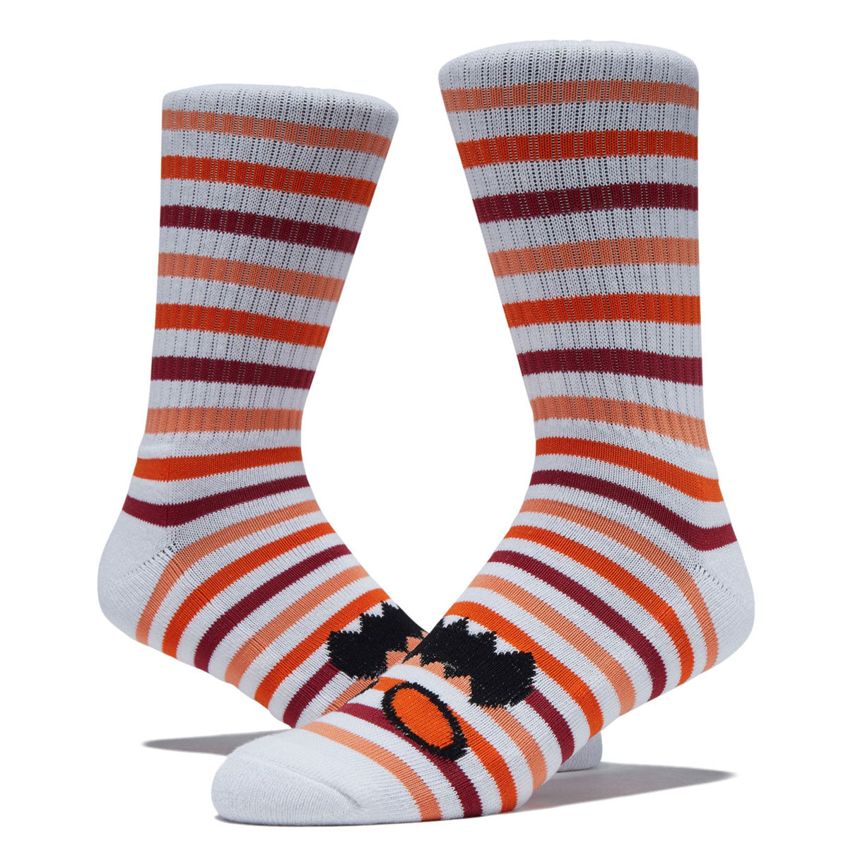 Toy Machine Monster Mini Stripes Socks - Orange image 2
