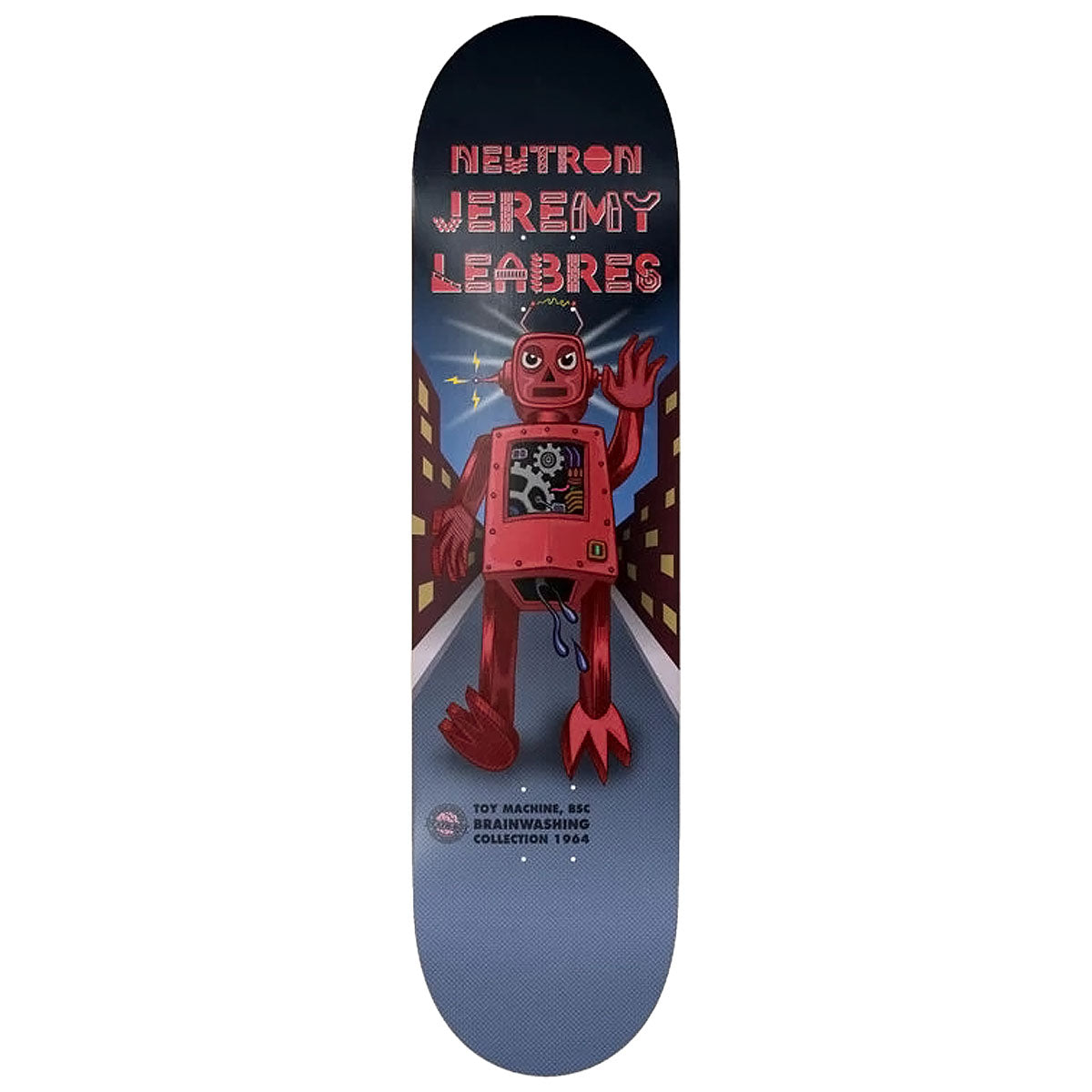 Toy Machine Leabres Robot Skateboard Deck - 8.38