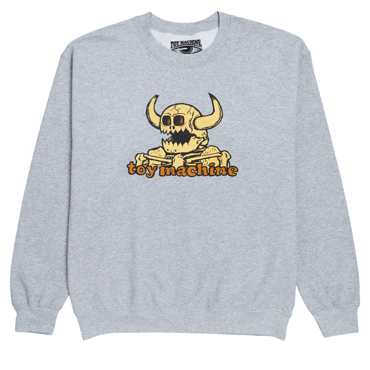 Toy Machine Dead Monster Crew Sweatshirt - Heather Grey – CCS