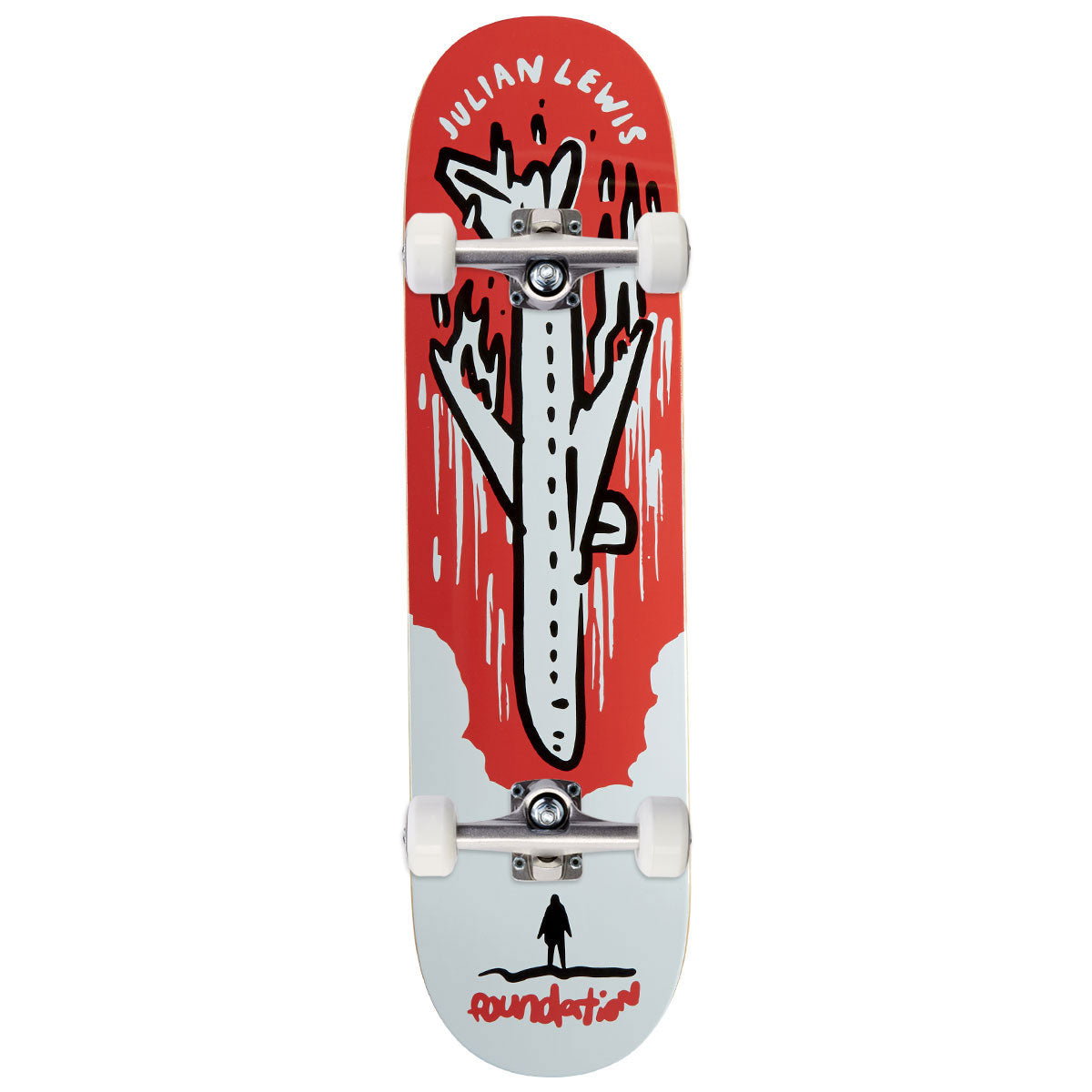 Foundation Lewis Impending Doom Skateboard Complete - 8.13