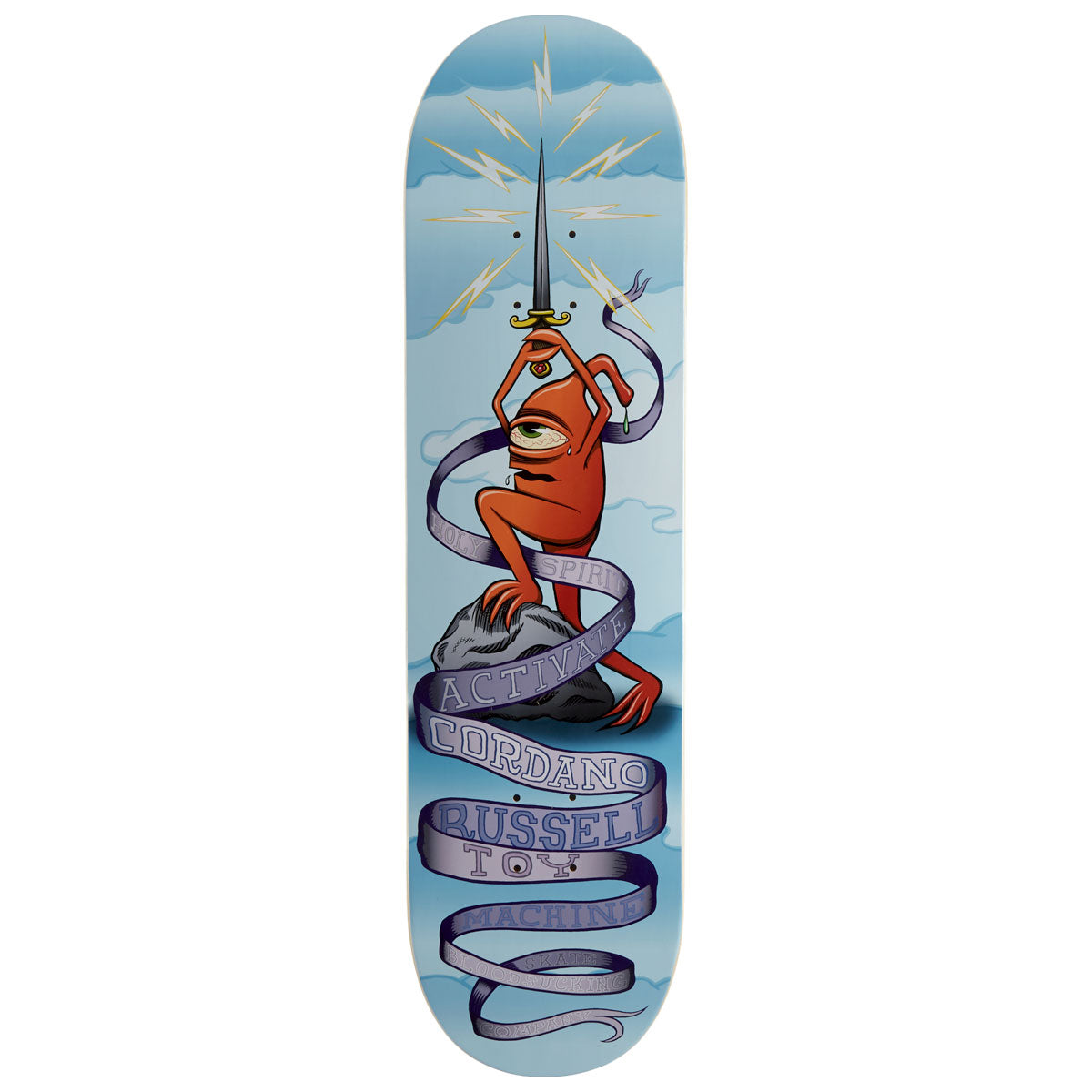 Toy Machine Cordano Activate Skateboard Deck - 8.25