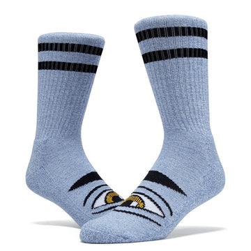 Toy Machine Heather Sect Eye Socks - Sea Blue