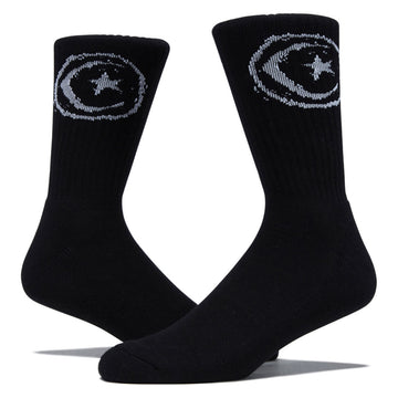 Foundation Star & Moon Socks - Black