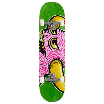Toy Machine Brain Monster Pre-Built Skateboard Complete - Assorted Stains - 8.25