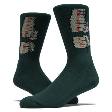 Toy Machine Fists Socks - Forest