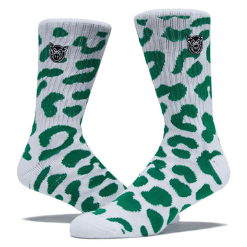Pig Leopard Socks - Kelly