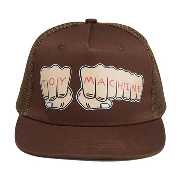 Toy Machine Fists Hat - Brown