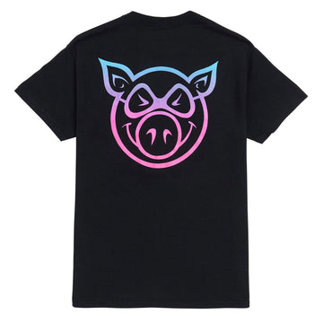 Pig Head Fade T-Shirt - Black