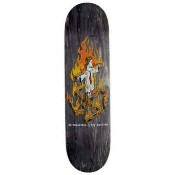 Toy Machine Templeton Charred Cross Skateboard Deck - 8.50