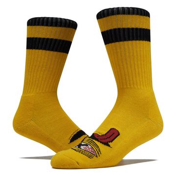 Toy Machine Crossed Out Socks - Mustard