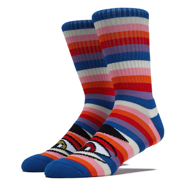 Toy Machine Sect Eye Rainbow Crew Socks - Blue