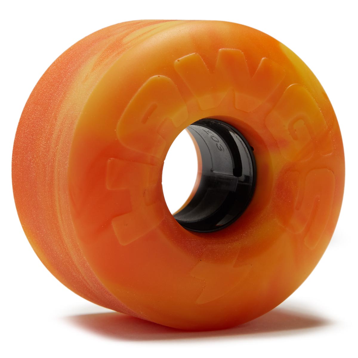 Hawgs EZ Slides 83a Stone Ground Longboard Wheels - Orange/Yellow