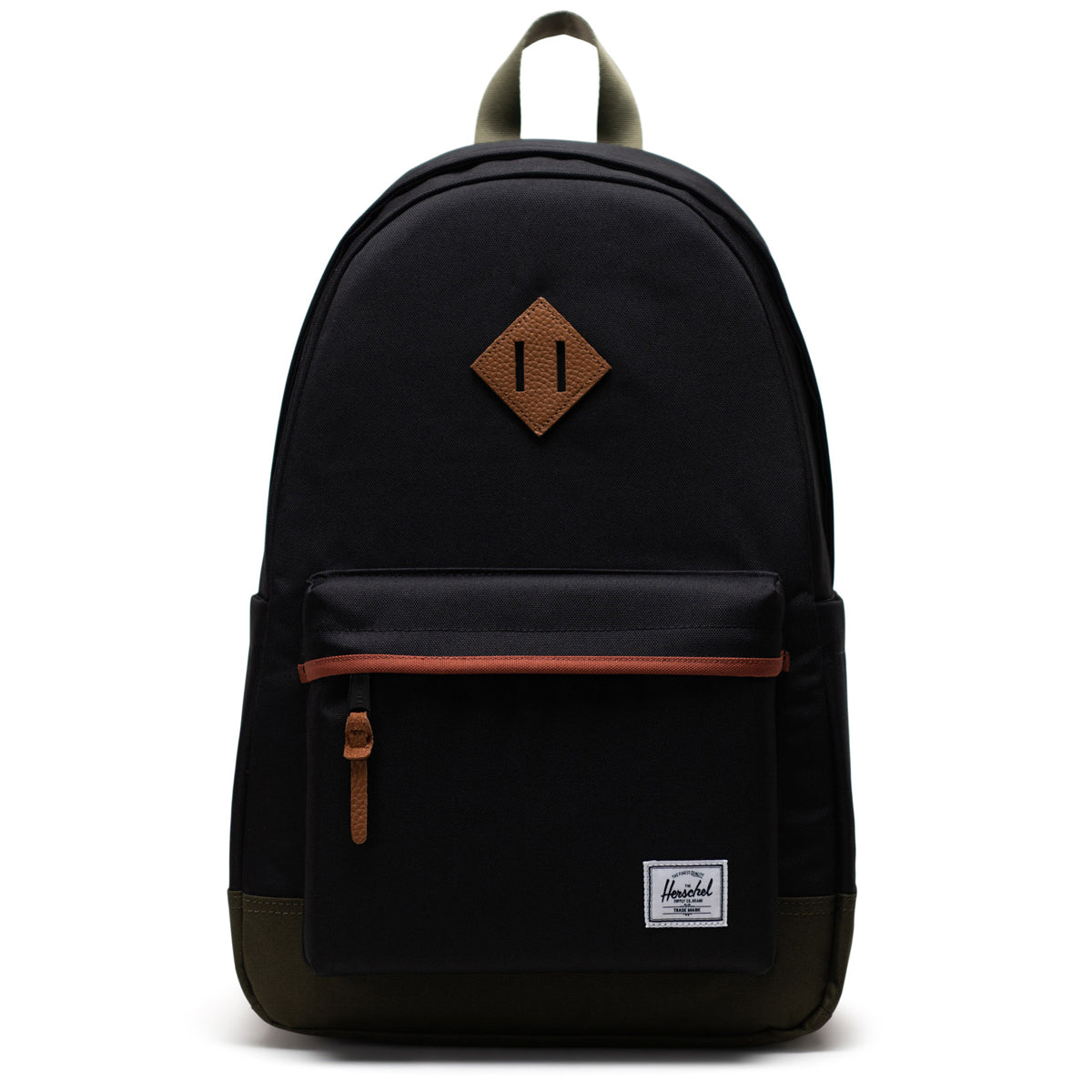 Herschel Supply Heritage Backpack - Black/Ivy Green/Chutney image 1