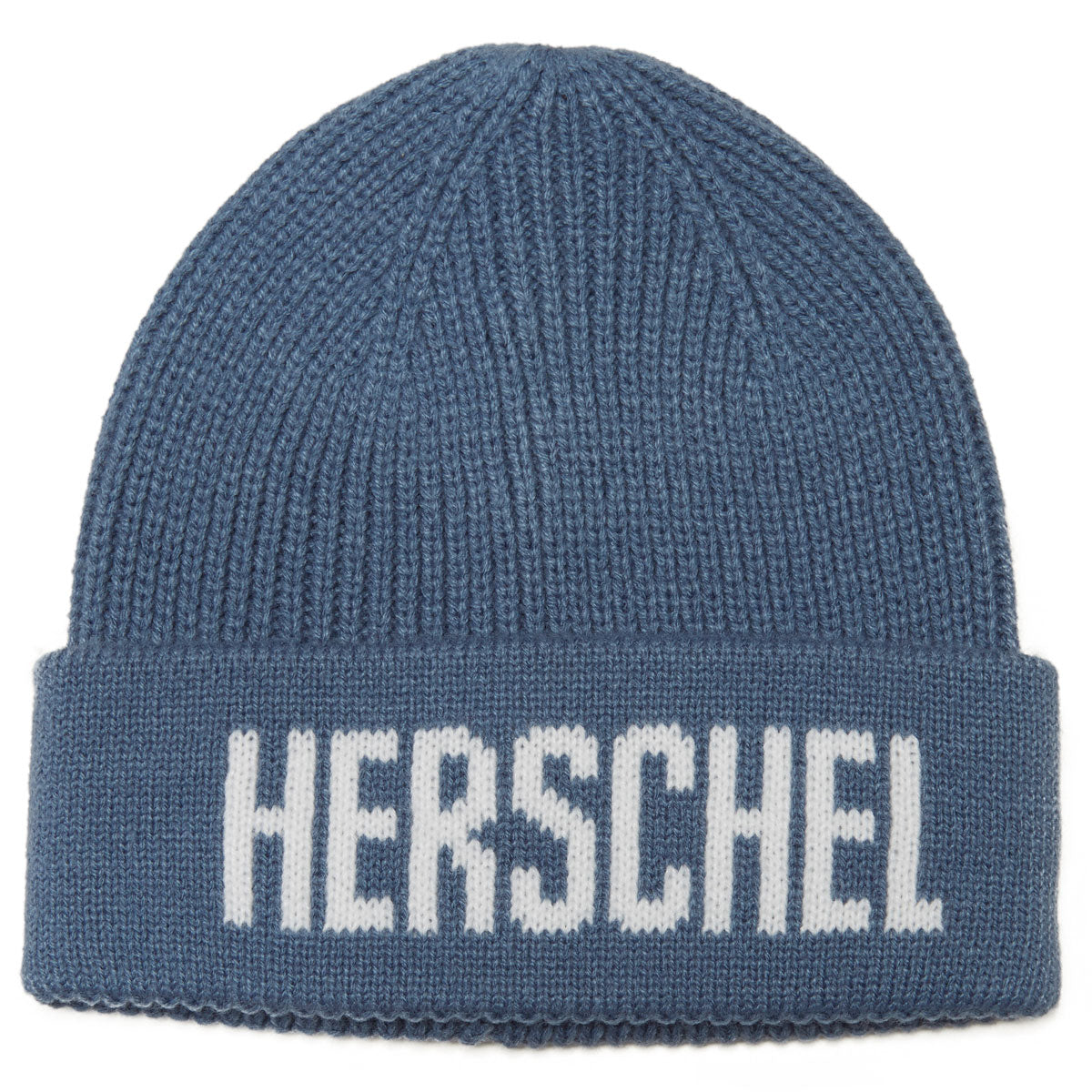 Herschel Supply Polson Knit Logo Beanie - Steel Blue image 1