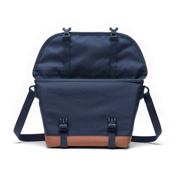 Herschel Supply Cove Small Messenger Bag - Navy/Saddle Brown