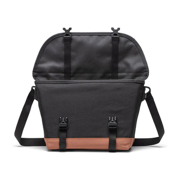 Herschel Supply Cove Small Messenger Bag - Black/Saddle Brown
