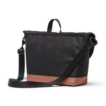 Herschel Supply Cove Small Messenger Bag - Black/Saddle Brown