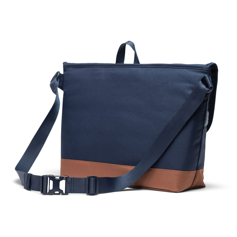 Herschel Supply Cove Messenger Bag - Navy/Saddle Brown
