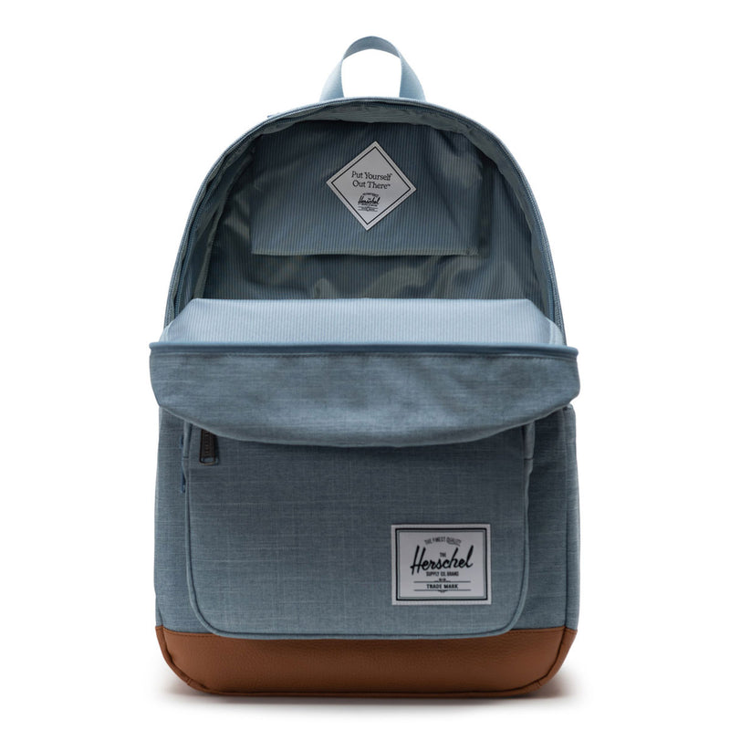 Herschel Supply Pop Quiz Backpack - Ashley Blue Crosshatch/Natural