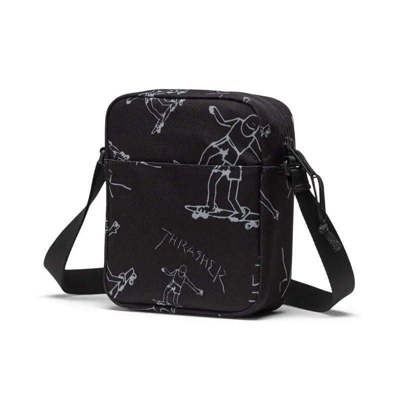 Herschel Supply x Thrasher Gonz Heritage Crossbody Bag - Black