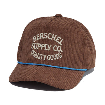 Herschel Supply Whaler Tall Corduroy CS Hat - Potting Soil