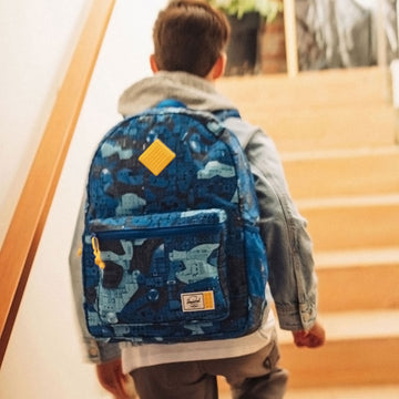 Herschel Supply x LEGO Youth Heritage Backpack - Abstract Bricks Blue