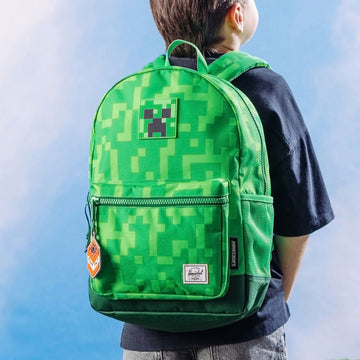 Herschel Supply x Minecraft Youth Heritage Backpack - Creeper