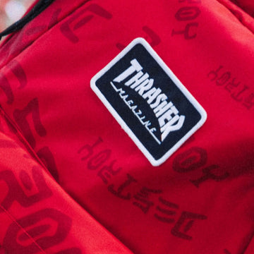 Herschel Supply x Thrasher Classic XL Nylon Backpack - Racing Red/Barbados Cherry Destroy