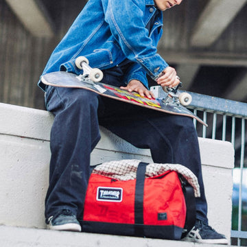 Herschel Supply x Thrasher Heritage Skate Duffle Bag - Racing Red/Barbados Cherry Destroy