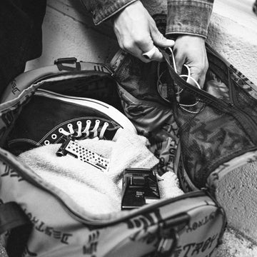 Herschel Supply x Thrasher Heritage Skate Duffle Bag - Racing Red/Barbados Cherry Destroy