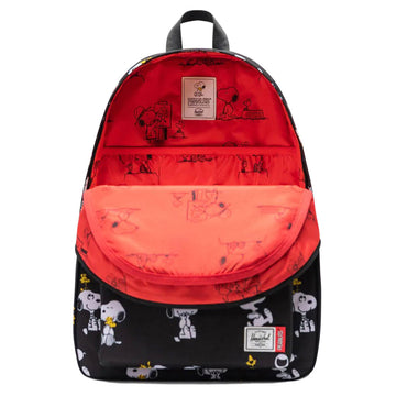 Herschel Supply x Peanuts Classic XL Backpack - Snoopy And Woodstock Black