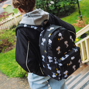 Herschel Supply x Peanuts Classic XL Backpack - Snoopy And Woodstock Black