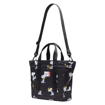 Herschel Supply x Peanuts Heritage Small Tote Bag - Snoopy And Woodstock Black