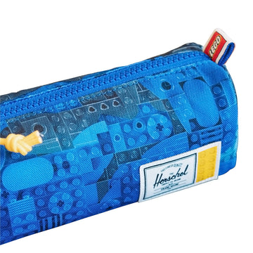 Herschel Supply x LEGO Little Settlement Pencil Case - Abstract Bricks Blue