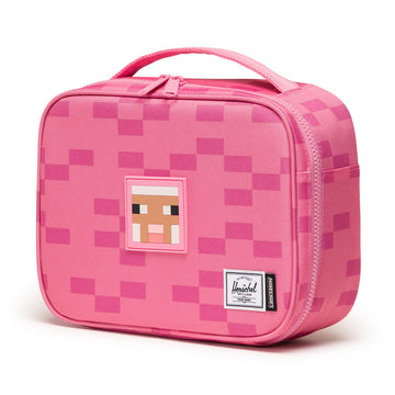 Herschel Supply x Minecraft Little Pop Quiz Lunch Box - Pink Sheep