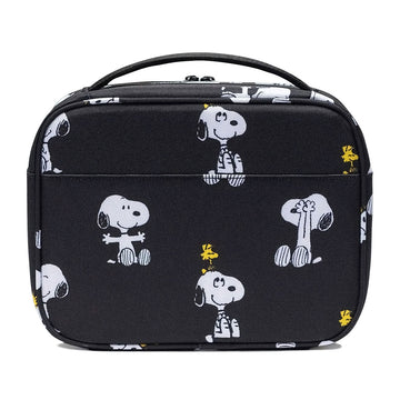 Herschel Supply x Peanuts Pop Quiz Lunch Box - Snoopy And Woodstock Black