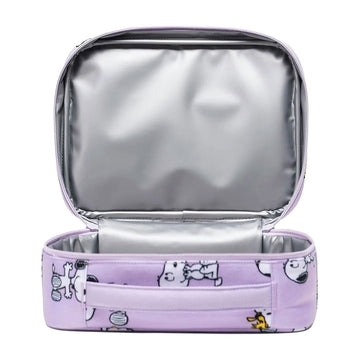 Herschel Supply x Peanuts Pop Quiz Lunch Box - Snoopy And Woodstock Pastel LC