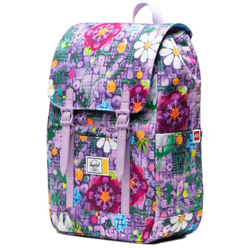 Herschel Supply x LEGO Retreat Small Backpack - HSC LEGO Botanical Floral Lavender