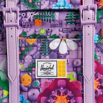 Herschel Supply x LEGO Retreat Small Backpack - HSC LEGO Botanical Floral Lavender