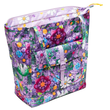 Herschel Supply x LEGO Retreat Tote - HSC LEGO Botanical Floral Lavender